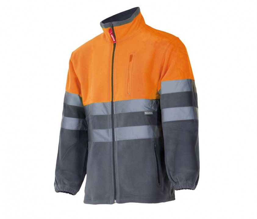 fluo orange/grey